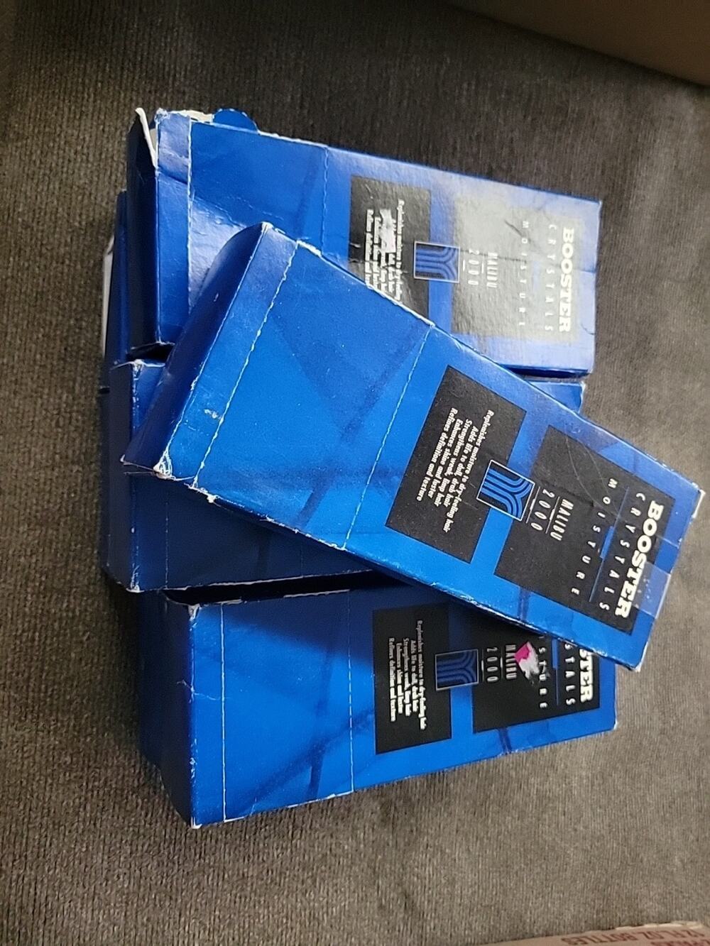 7 Boxes Booster Crystals Malibu 2000 New Old Stock Hair Care
